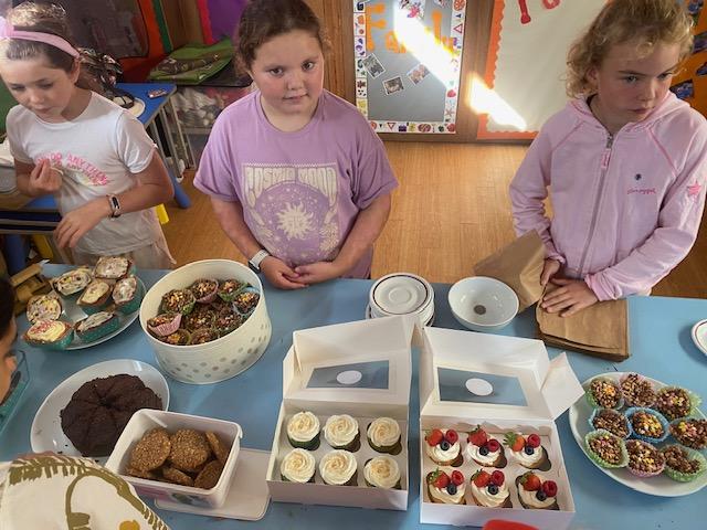 Pupils raised £60 for ACN with their delicious baking